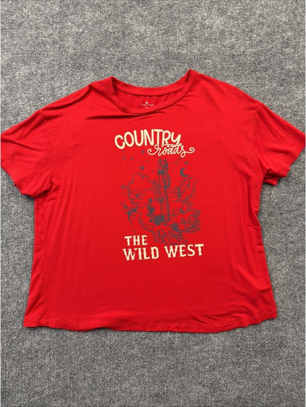 True Craft Red Country Roads T Shirt Size Med